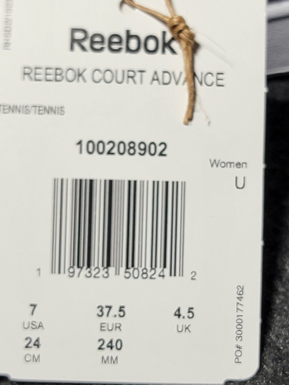 Reebok Court Advance Size 7 Women - Picture 5 of 5